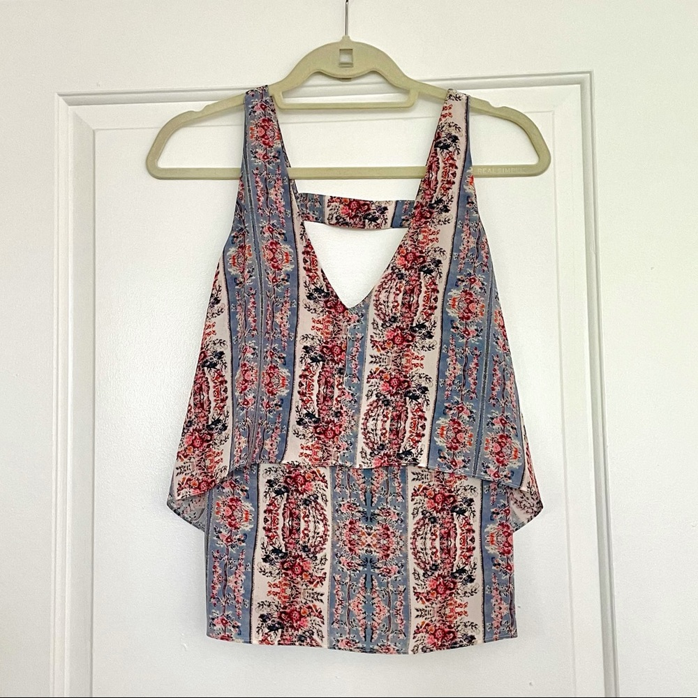 Intermix patterned double layer tank